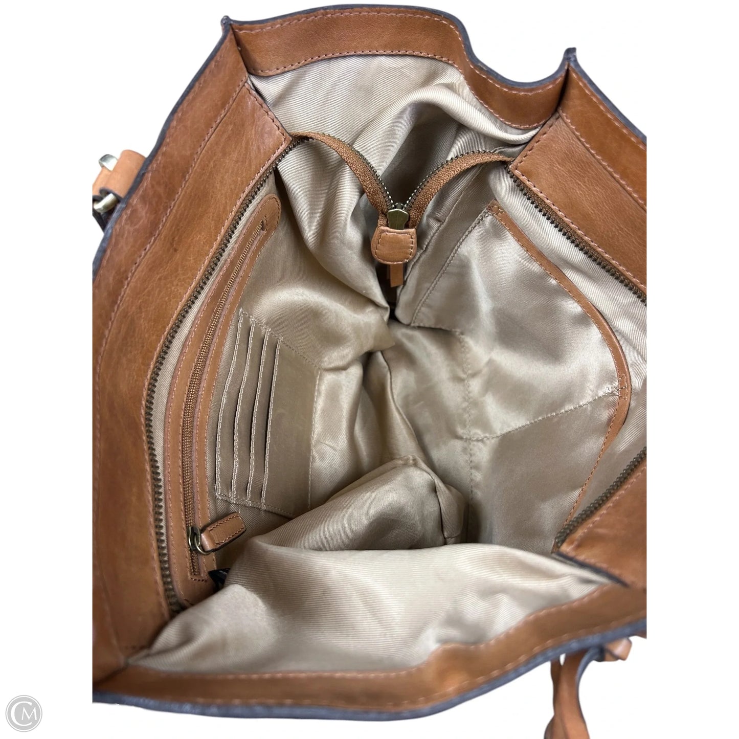 Crossbody Leather By Cme, Size: Medium