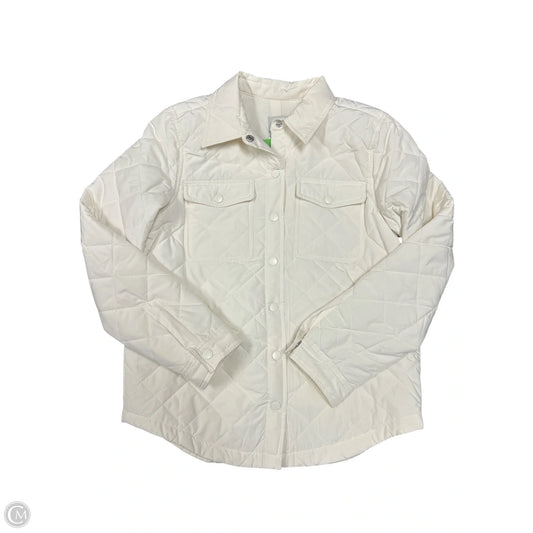Jacket Puffer & Quilted By Love Tree In White, Size: S