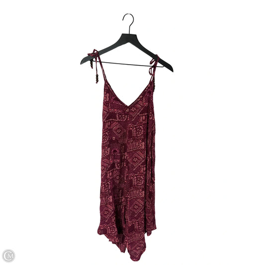 Dress Casual Midi By Cmc In Pink & Purple, Size: S