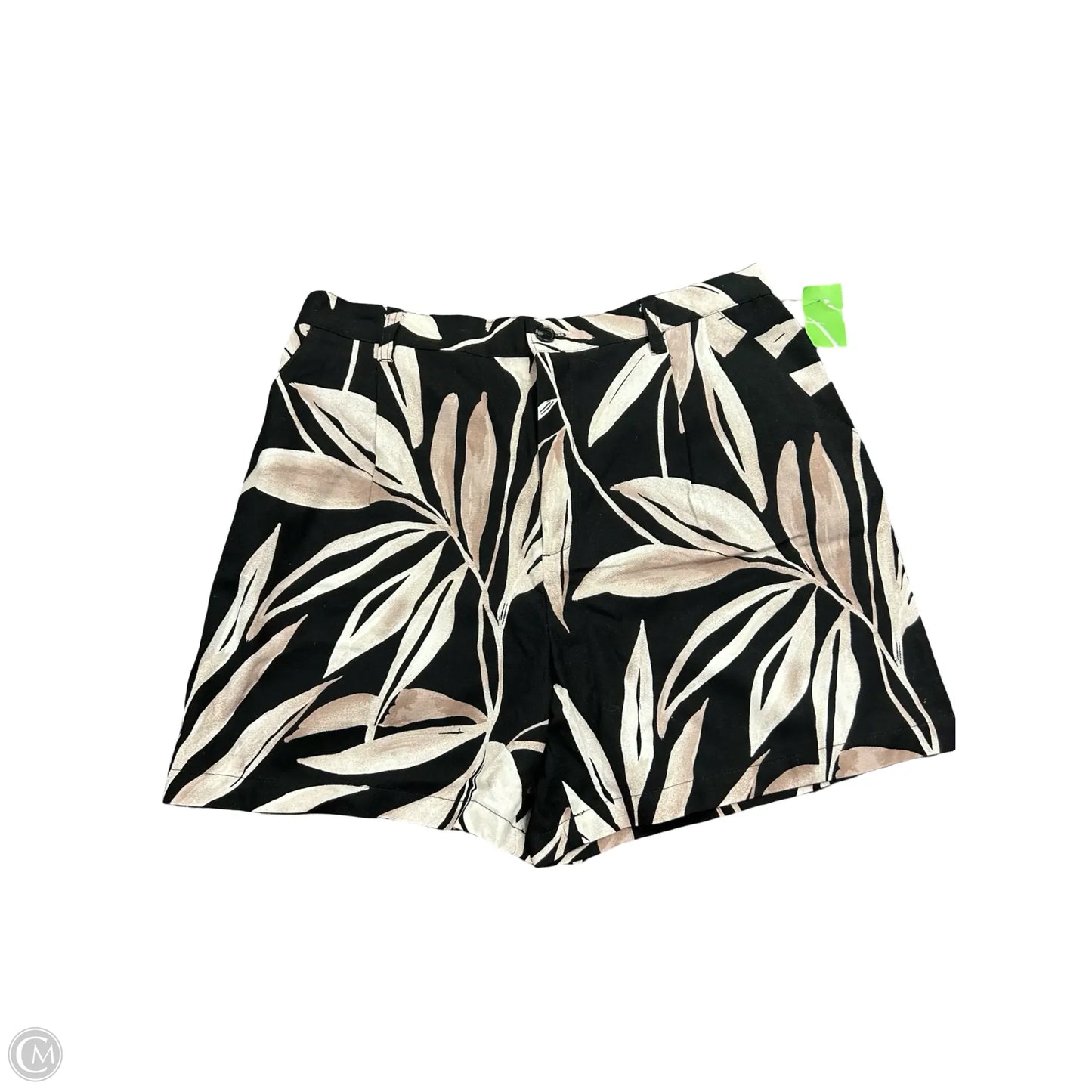 Shorts By Time And Tru In Black & Cream, Size: M