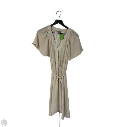 Dress Casual Short By H&m In Cream, Size: L