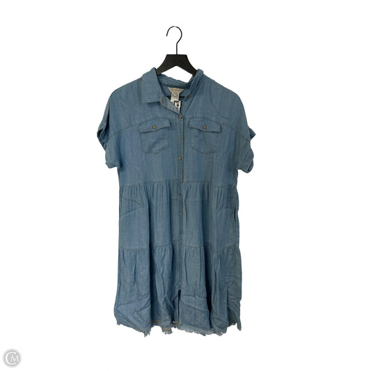 Dress Casual Midi By Multiples In Blue, Size: S