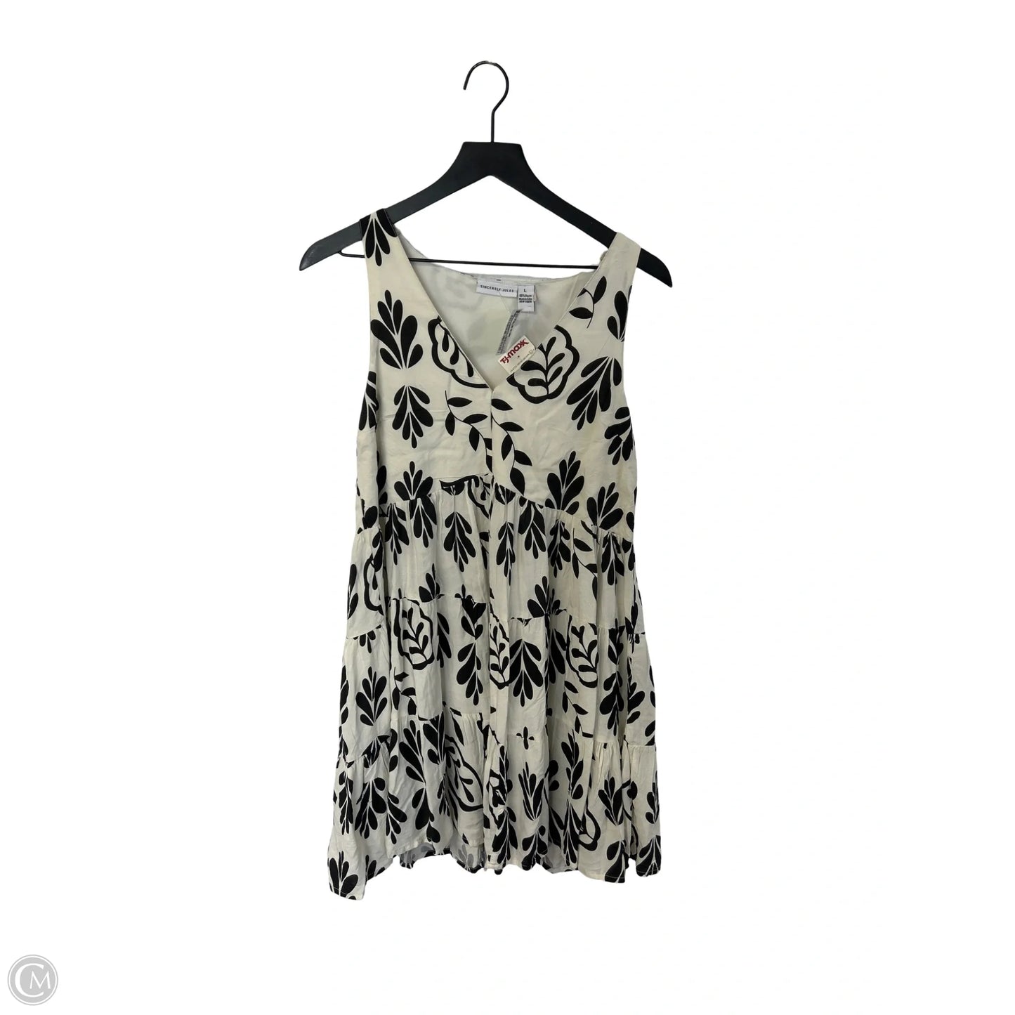 Dress Casual Short By Sincerely Jules In Black & White, Size: L