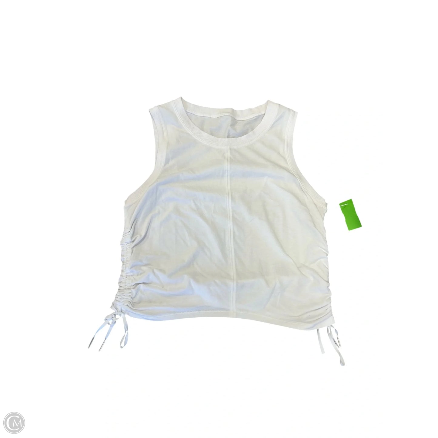 Athletic Tank Top By Lululemon In White, Size: 4