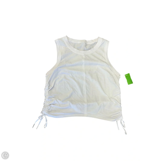 Athletic Tank Top By Lululemon In White, Size: 4
