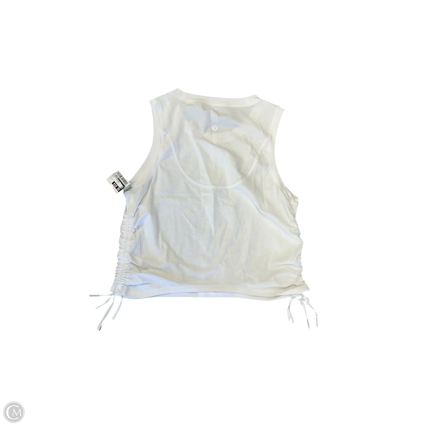Athletic Tank Top By Lululemon In White, Size: 4