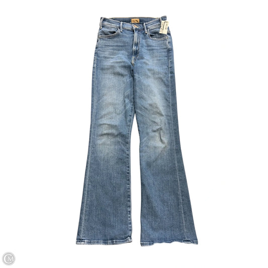 Jeans Straight By Mother In Blue Denim, Size: 2