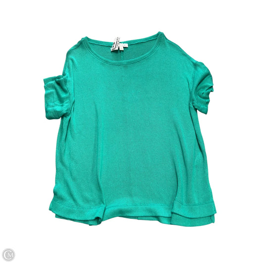 Top Short Sleeve By She + Sky In Green, Size: L