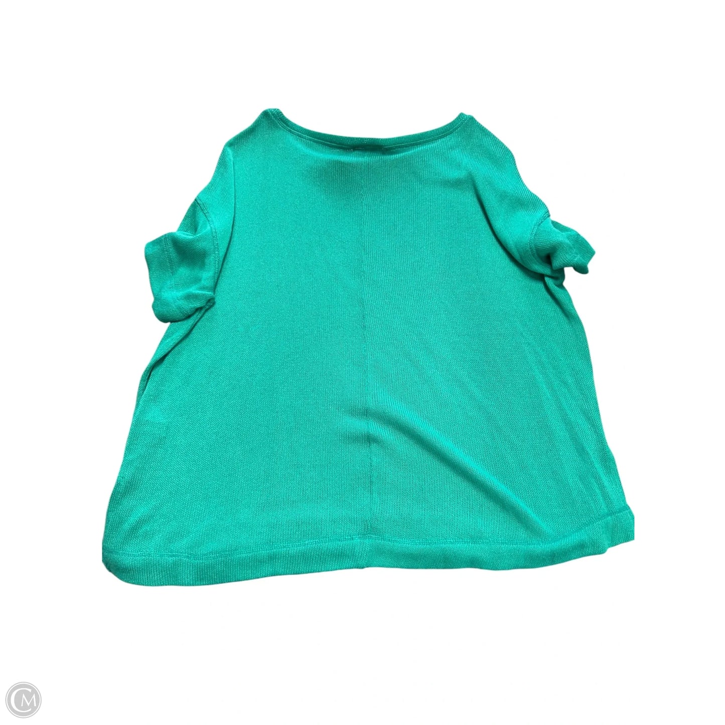 Top Short Sleeve By She + Sky In Green, Size: L