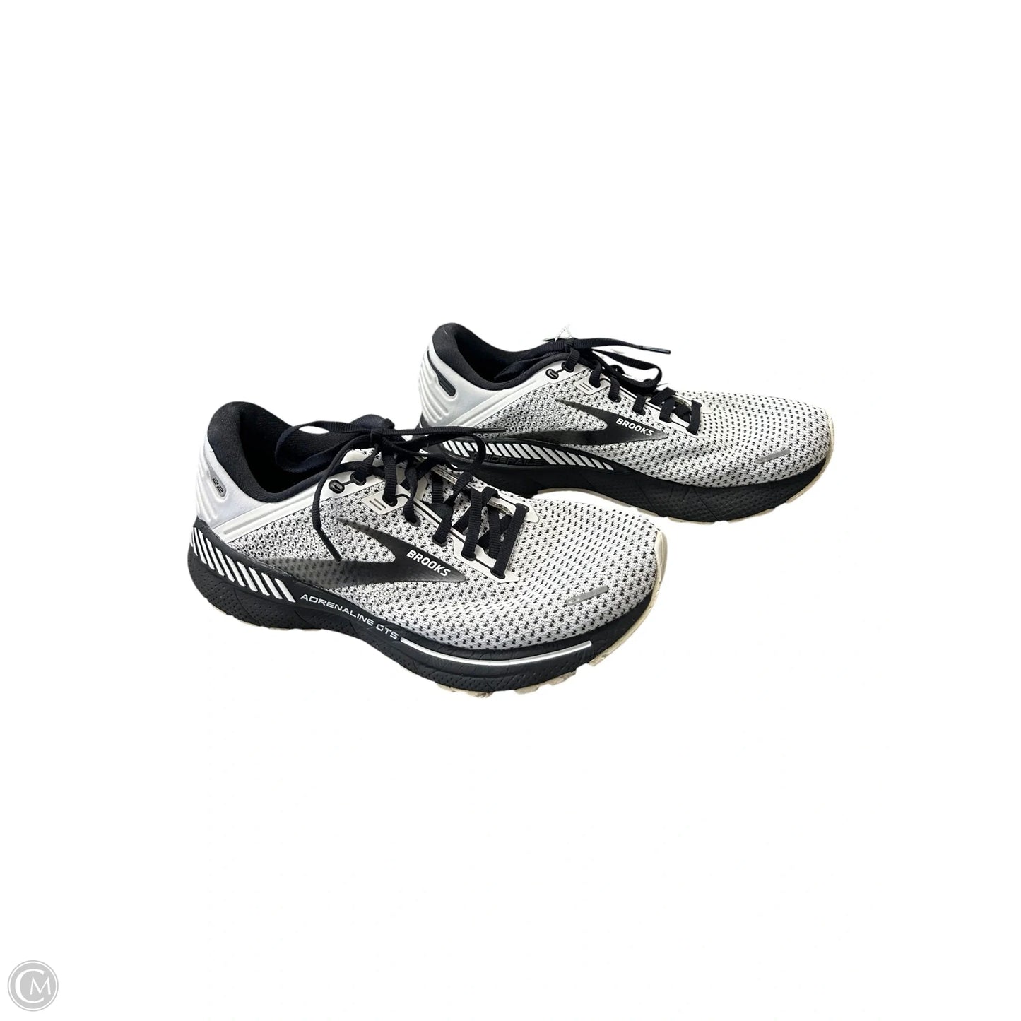 Shoes Athletic By Brooks In Black & White, Size: 10