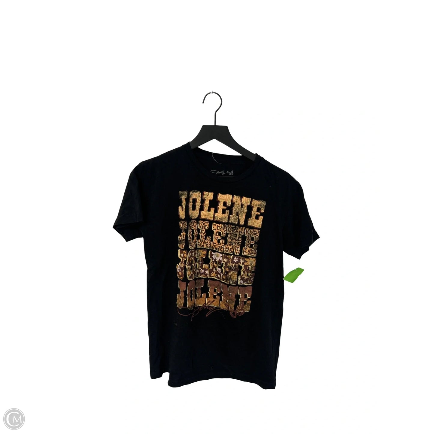 Top Short Sleeve Basic By Cme In Black, Size: M