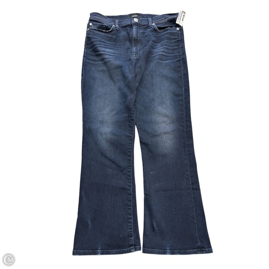 Jeans Boot Cut By Hudson In Blue Denim, Size: 10
