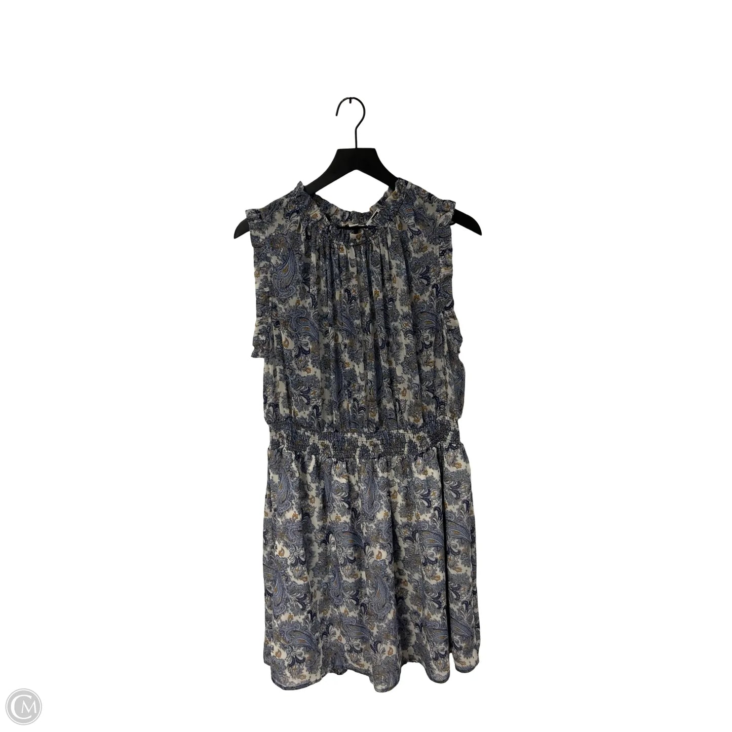 Dress Casual Short By Eliane Rose In Paisley Print, Size: Xl
