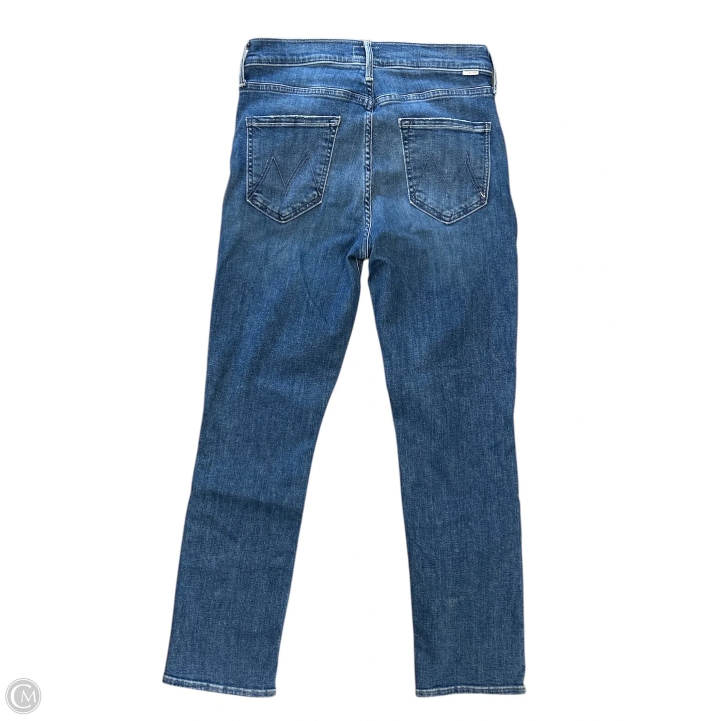 Jeans Straight By Mother In Blue Denim, Size: 6