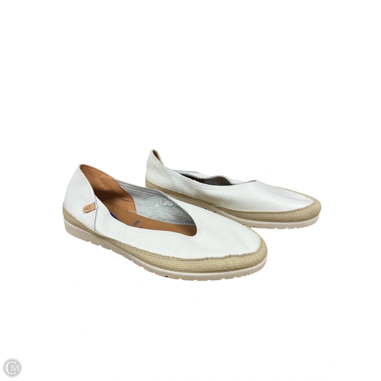 Shoes Flats By Clothes Mentor In White, Size: 7.5