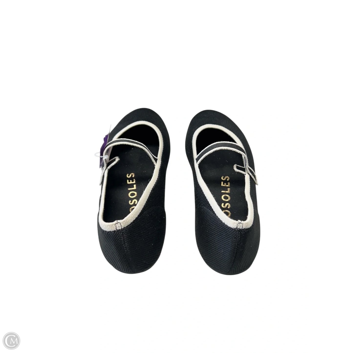 Shoes Flats By Aerosoles In Black & White, Size: 8.5