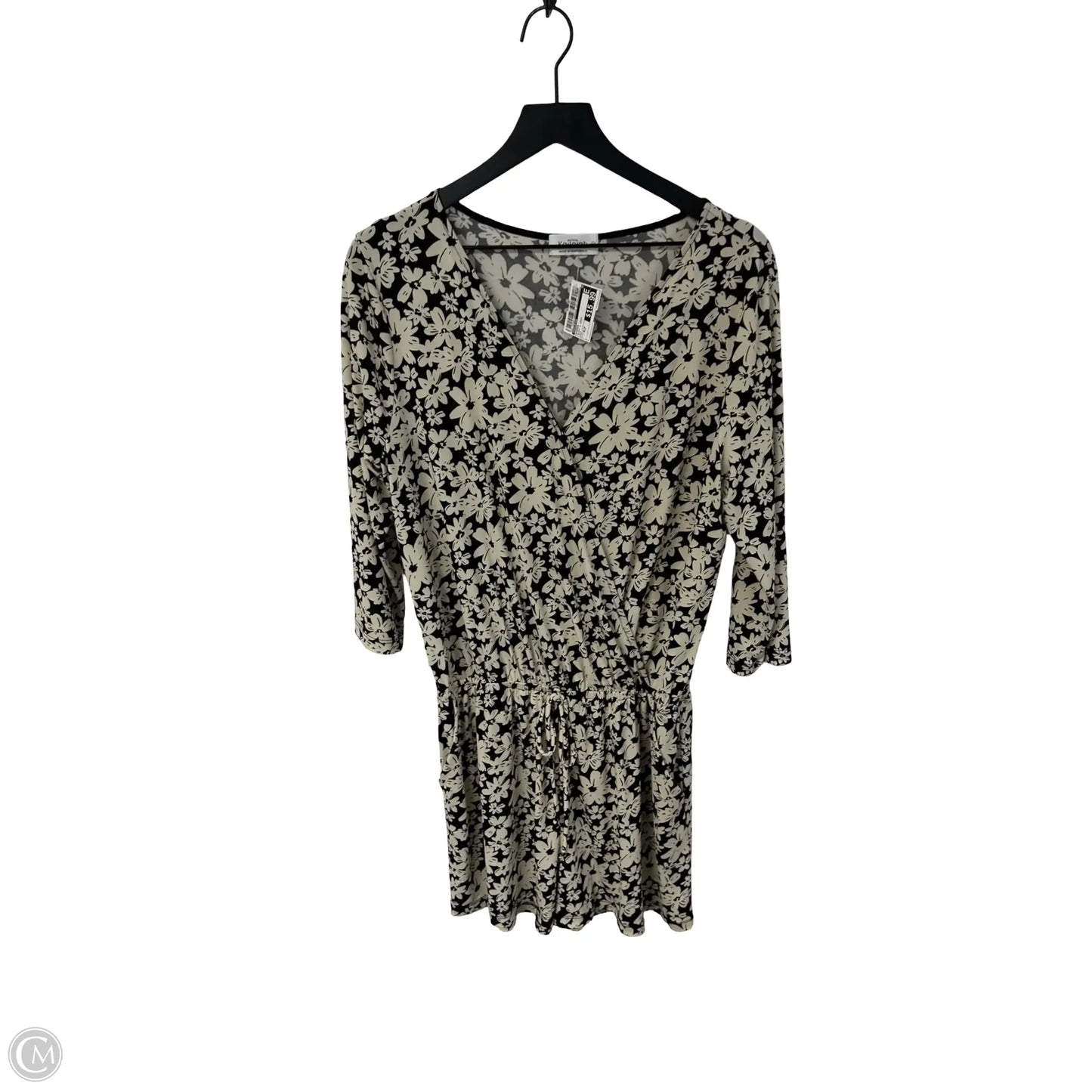 Romper By Kaileigh In Black & Cream, Size: Xlp