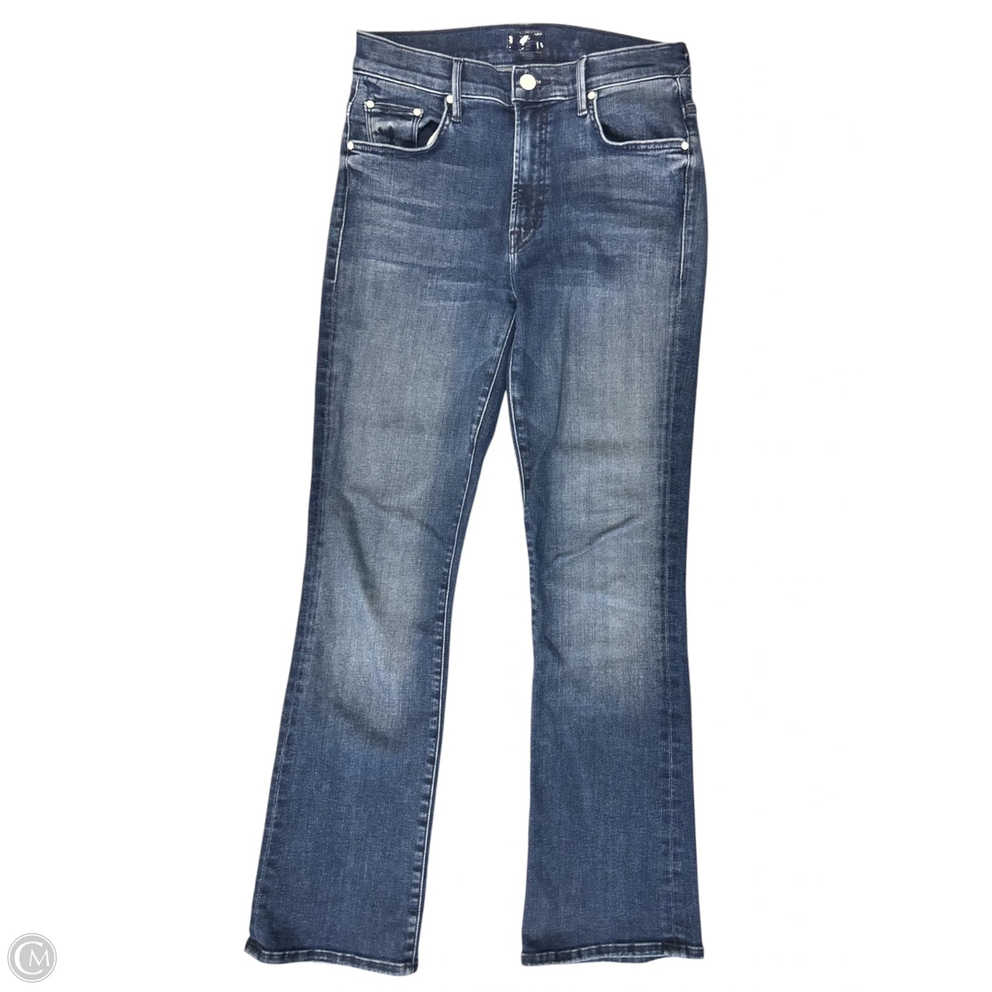 Jeans Straight By Mother In Blue Denim, Size: 2
