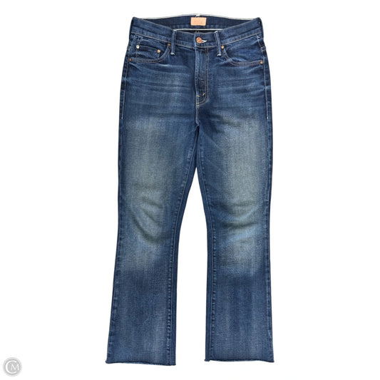 Jeans Straight By Mother In Blue Denim, Size: 4