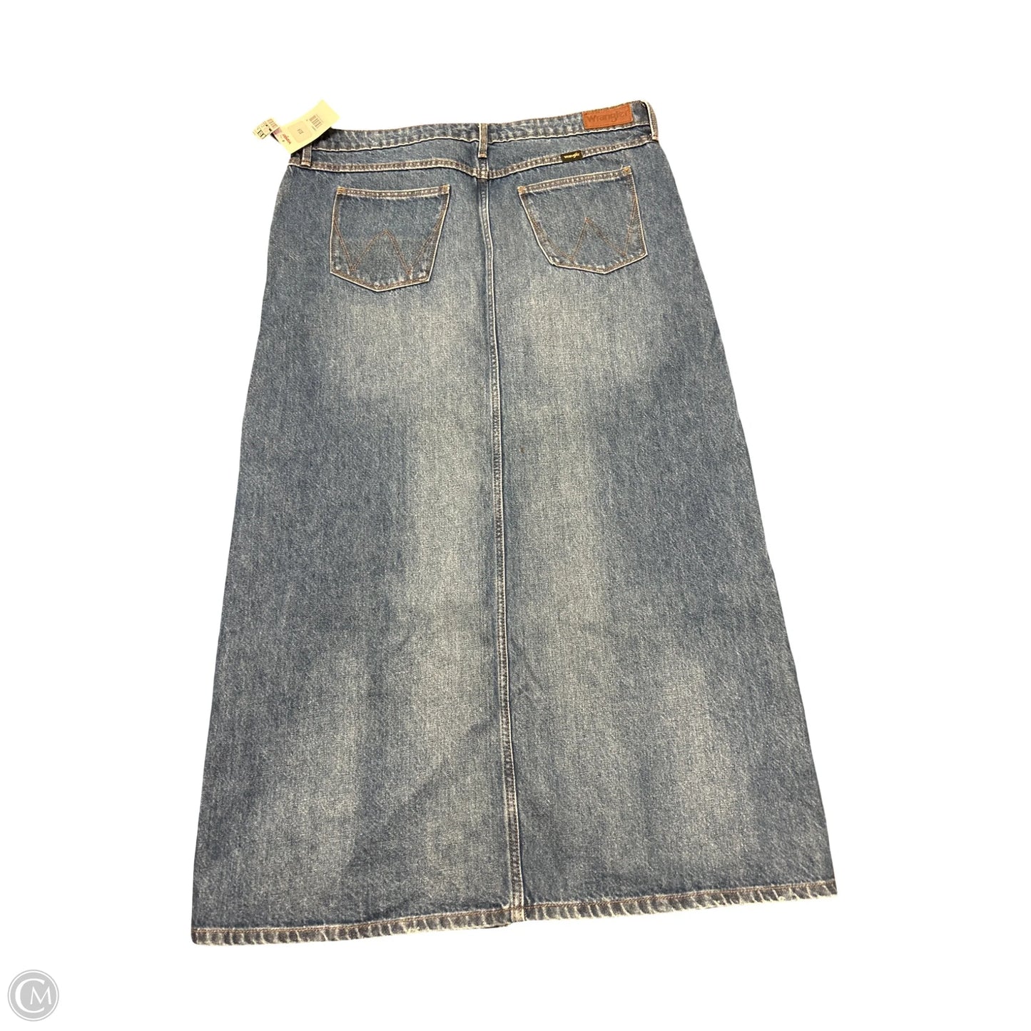 Skirt Maxi By Wrangler In Blue Denim, Size: 16