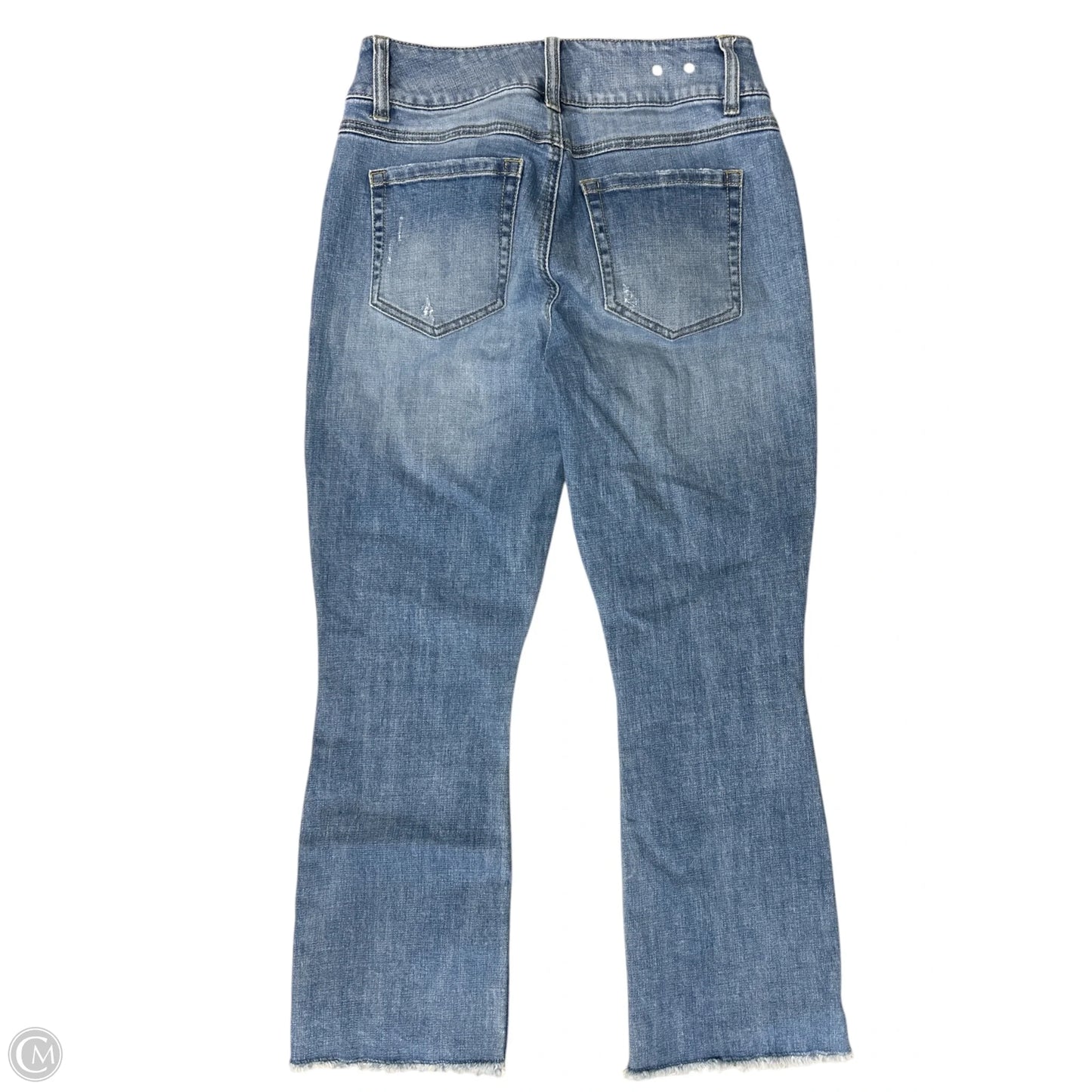 Jeans Cropped By Cabi In Blue Denim, Size: 2