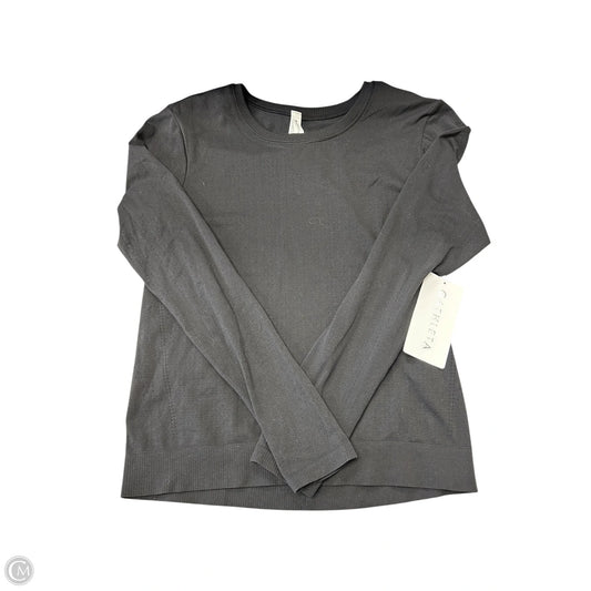 Athletic Top Long Sleeve Crewneck By Athleta In Black, Size: S