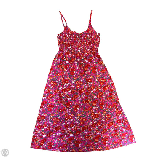 Dress Casual Midi By Cme In Floral Print, Size: S