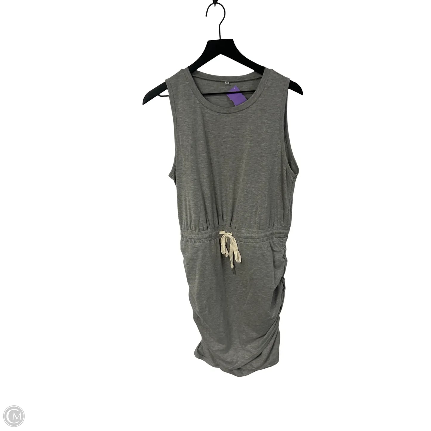 Dress Casual Midi By Cmf In Grey, Size: Xl