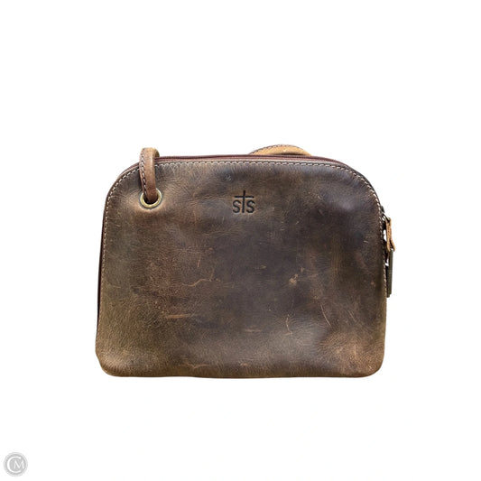 Crossbody Leather By Cmc, Size: Medium