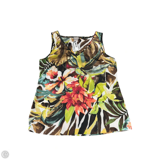 Top Sleeveless By Chicos In Multi-colored, Size: S