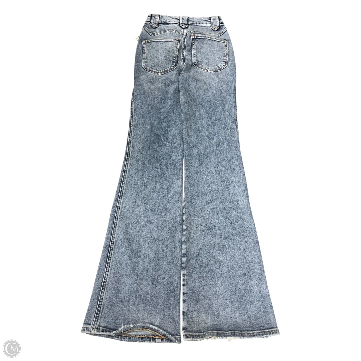 Jeans Straight By Good American In Blue Denim, Size: 0