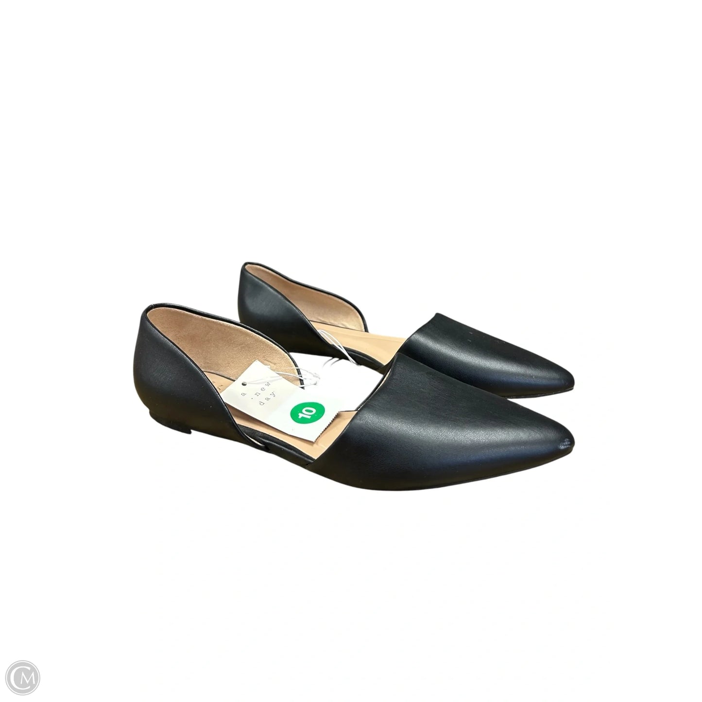 Shoes Flats By A New Day In Black, Size: 10
