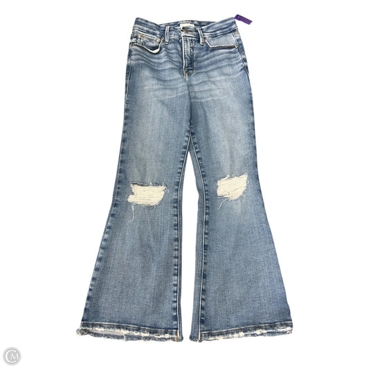 Jeans Straight By Good American In Blue Denim, Size: 0