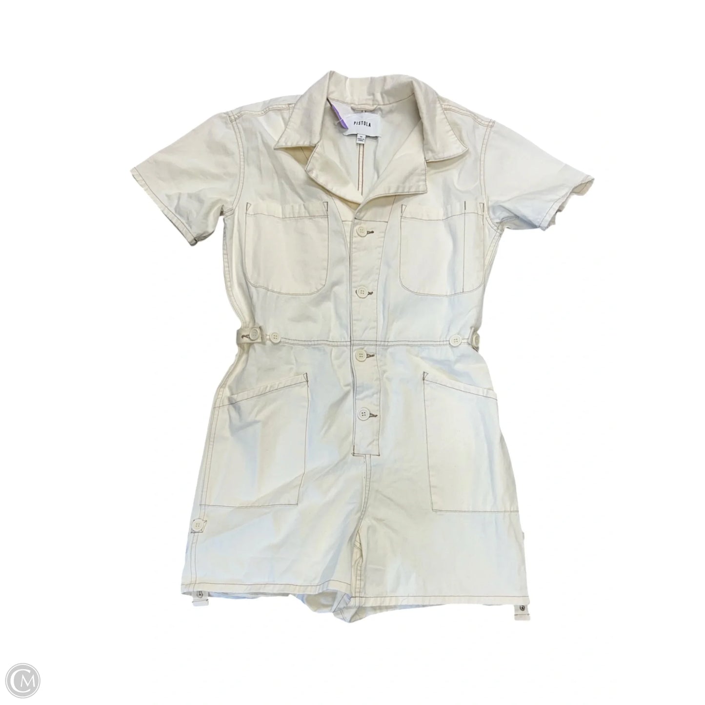 Romper By Pistola In Cream, Size: M