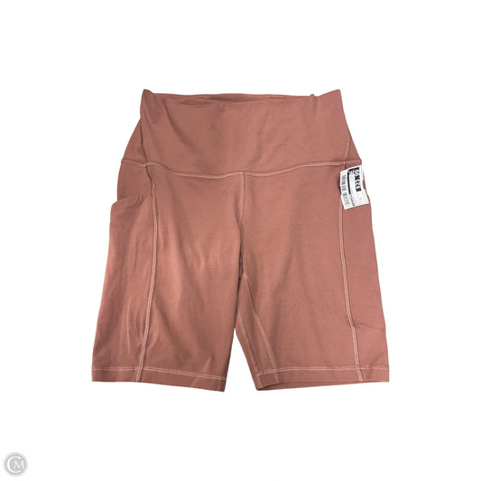 Athletic Shorts By Lululemon In Pink, Size: 8
