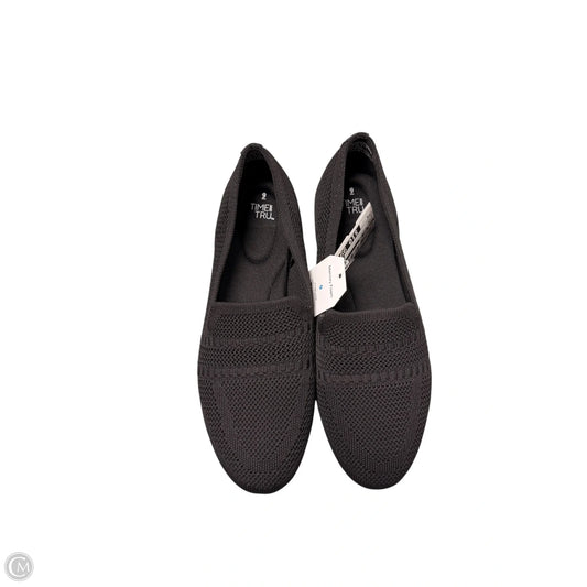Shoes Flats By Time And Tru In Black, Size: 9