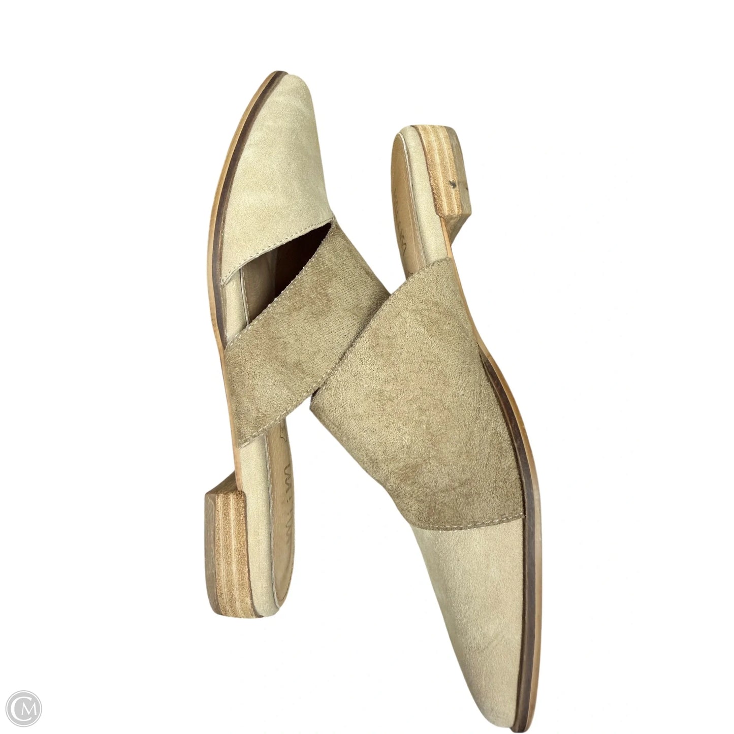 Shoes Flats By Clothes Mentor In Beige, Size: 7