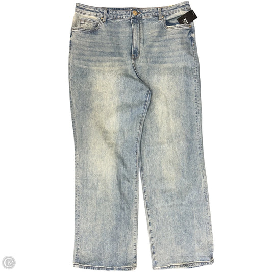Jeans Wide Leg By Kut In Blue Denim, Size: 16