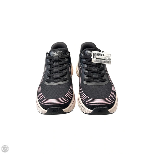Shoes Athletic By Skechers In Black & Pink, Size: 9