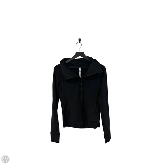 Athletic Jacket By Lululemon In Black, Size: 8