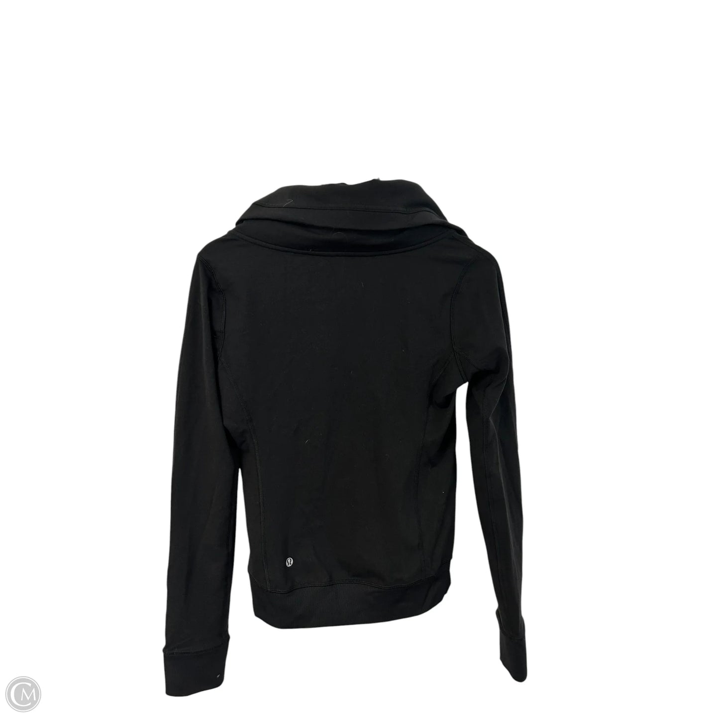 Athletic Jacket By Lululemon In Black, Size: 8