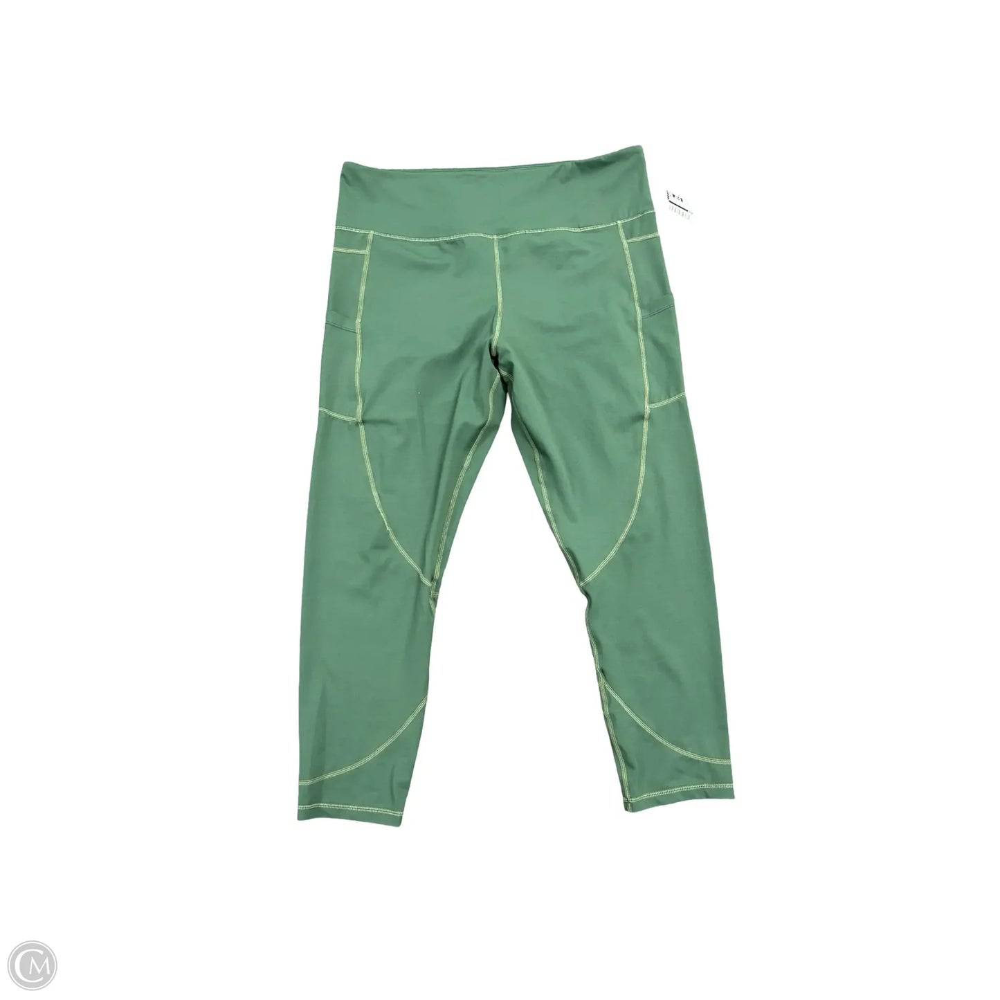 Athletic Leggings By Zyia In Green, Size: 20