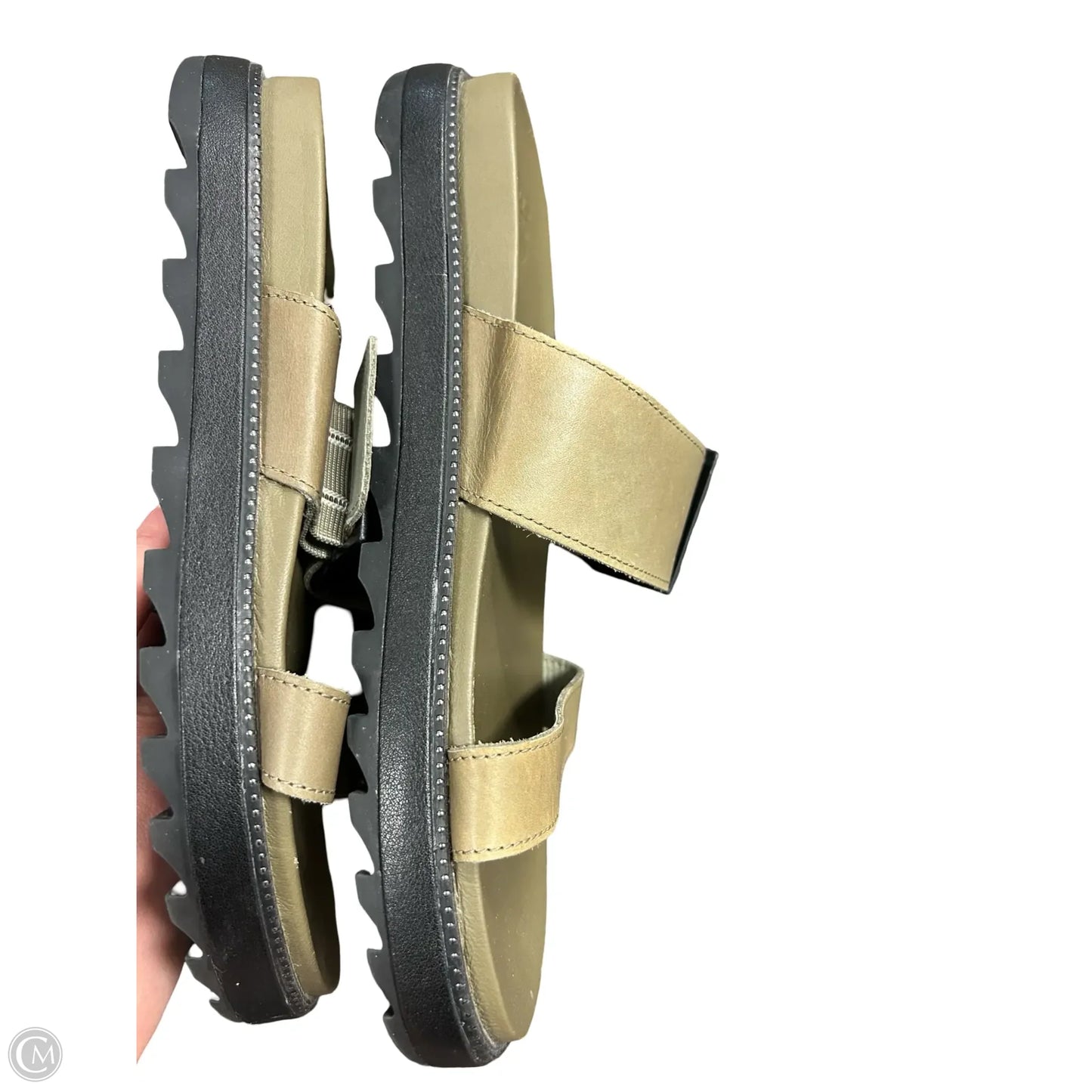 Sandals Flats By Sorel In Green, Size: 9