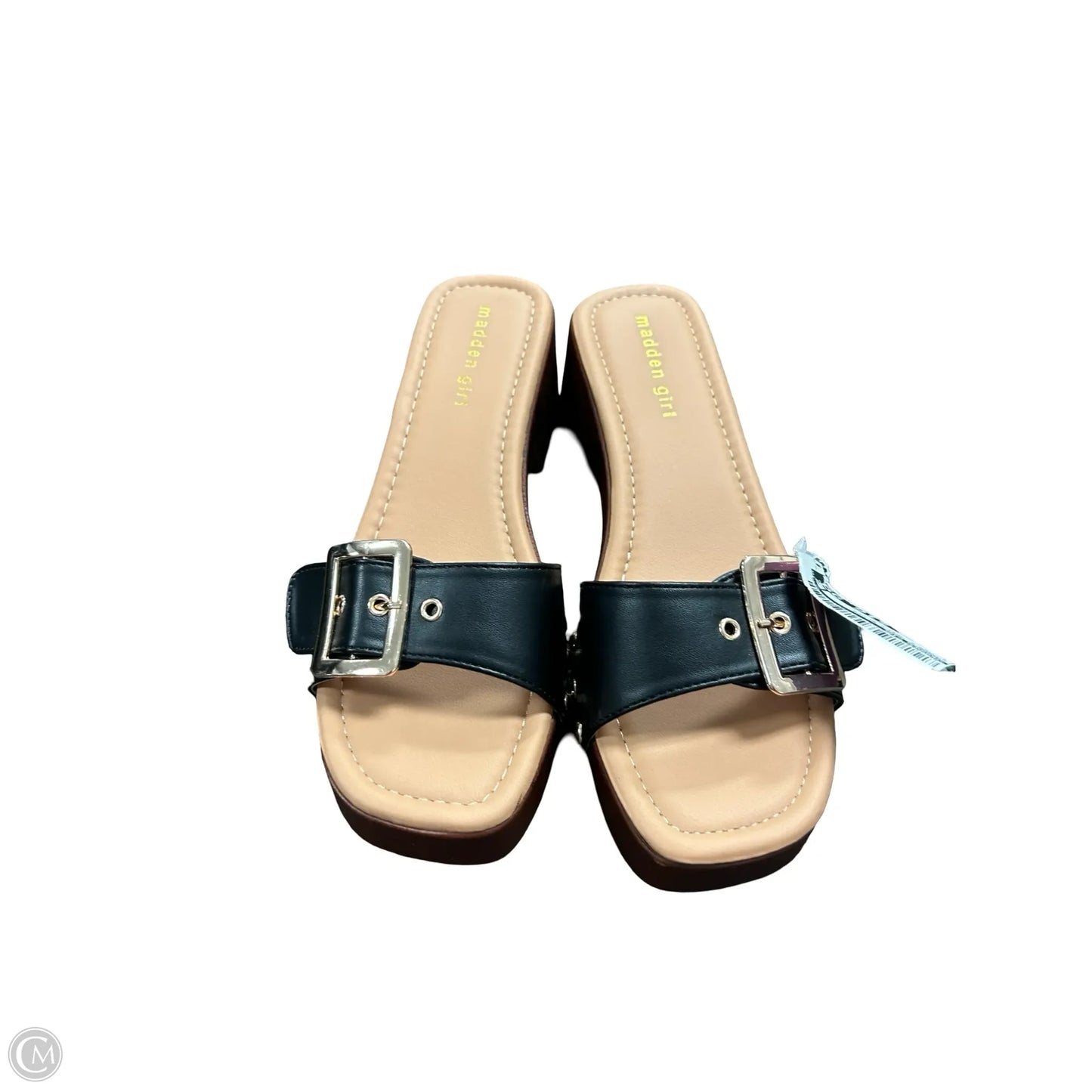 Sandals Heels Block By Madden Girl In Black, Size: 7