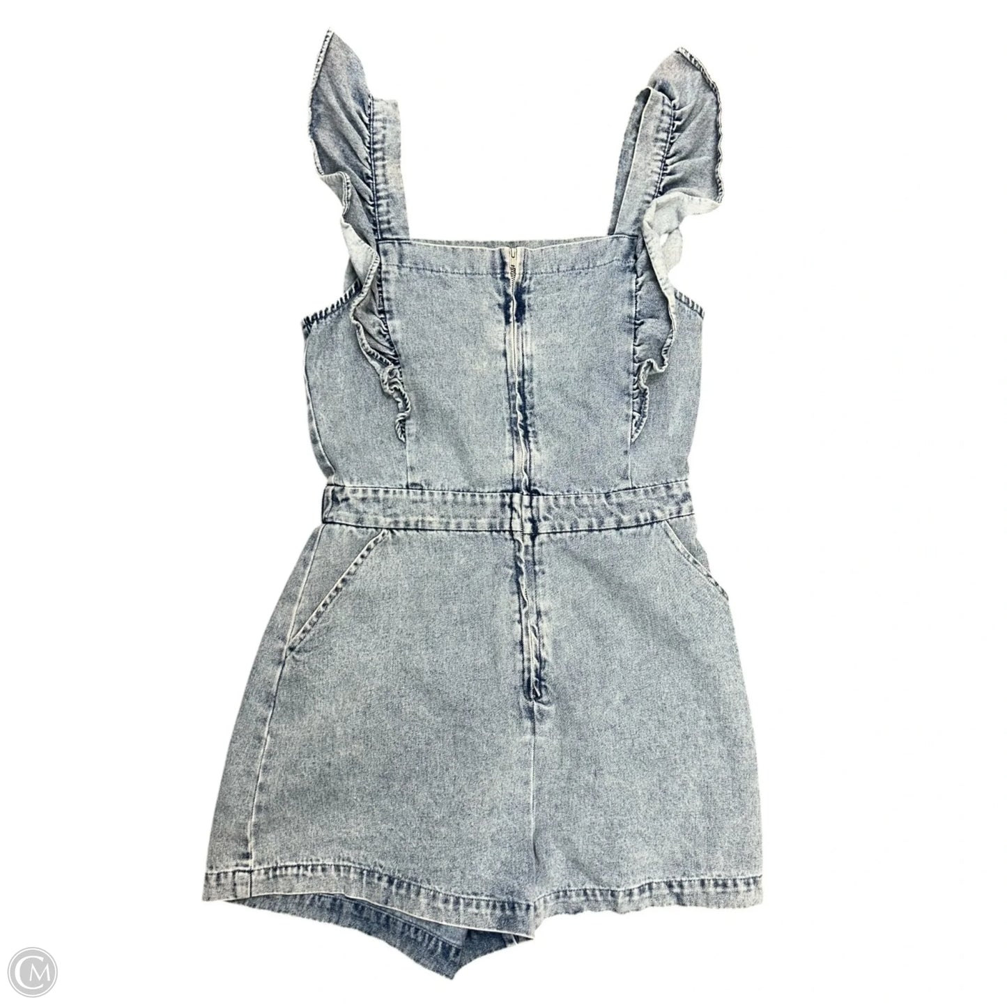 Romper By Baltic Born In Blue Denim, Size: L