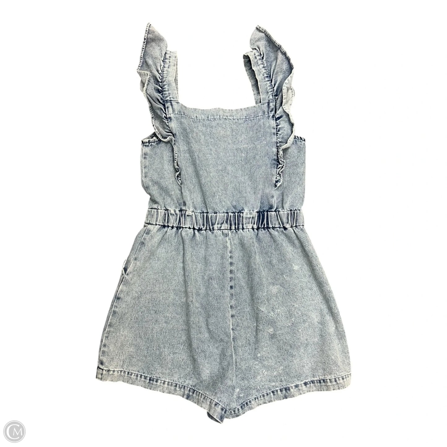 Romper By Baltic Born In Blue Denim, Size: L