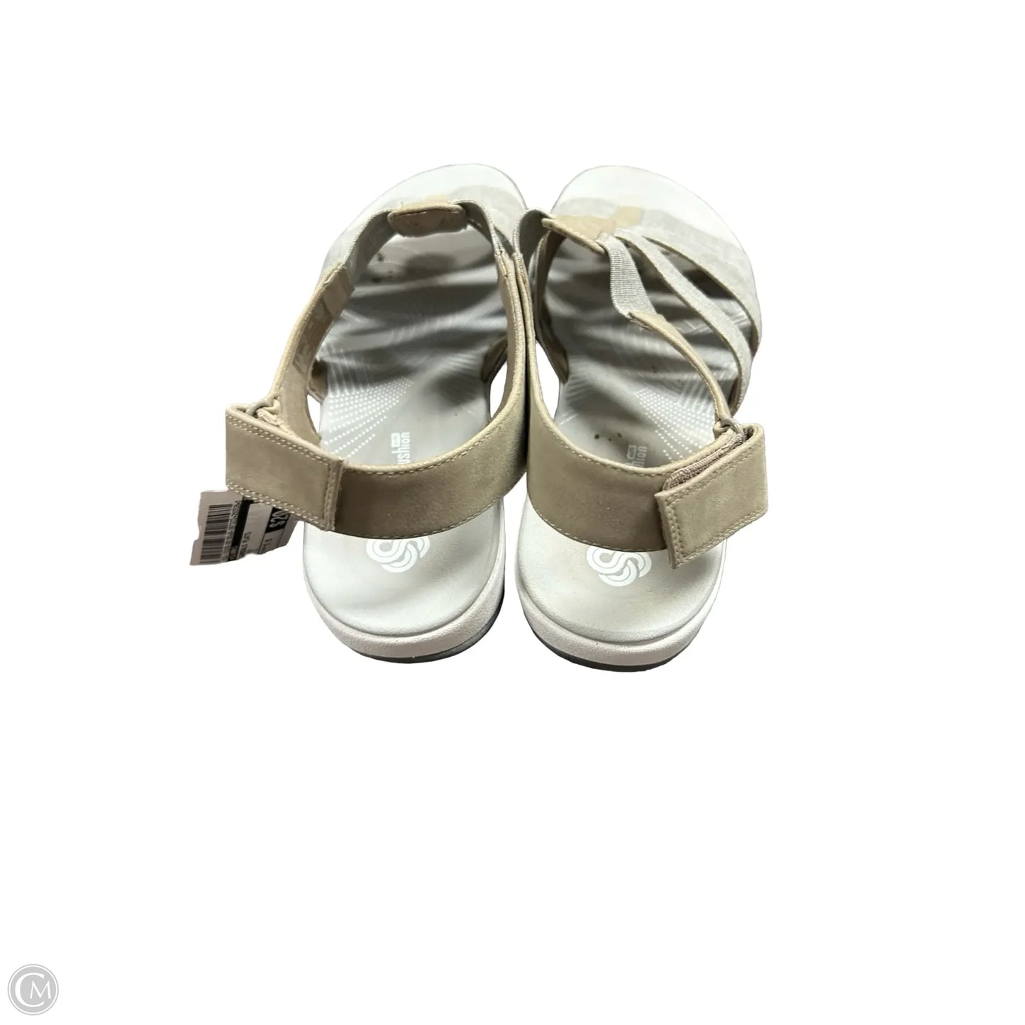 Sandals Flats By Clarks In Grey, Size: 7.5