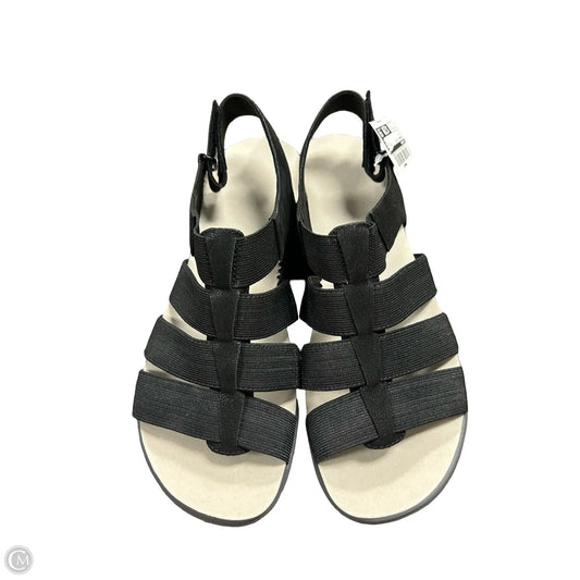 Sandals Flats By Clarks In Black, Size: 7.5