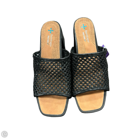 Sandals Heels Block By Bare Traps In Black, Size: 7.5