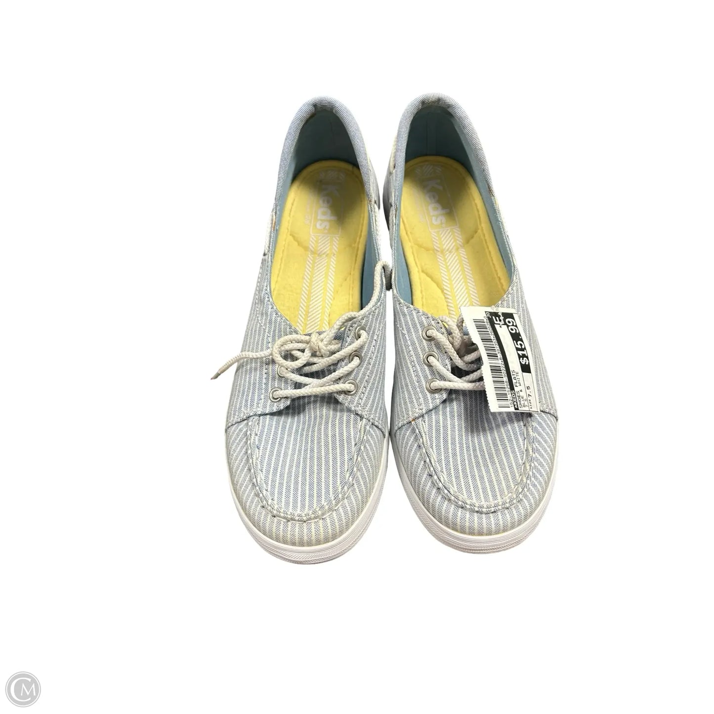 Shoes Flats By Keds In Blue & White, Size: 7.5